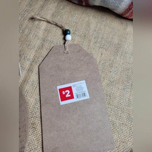 NWT lot of 3 Christmas decorations 1 large ornament 1 sign 1 tag - Picture 9 of 11